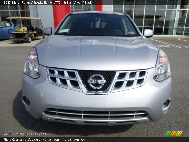 Brilliant Silver / Black 2013 Nissan Rogue S Special Edition AWD