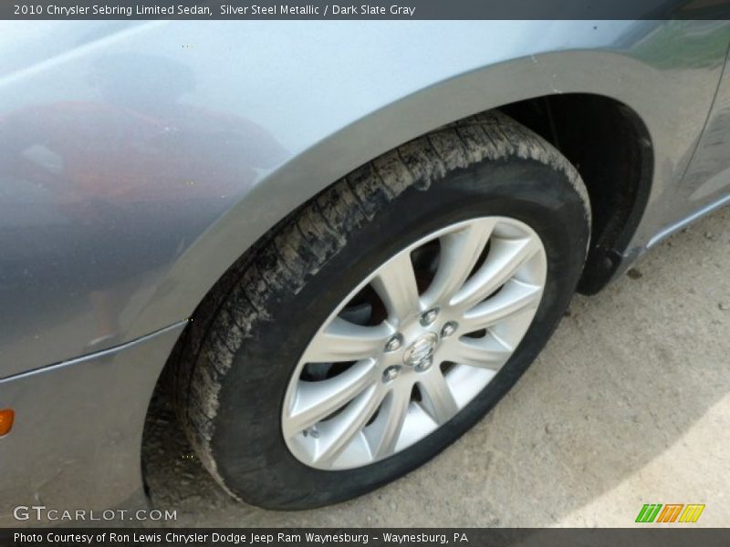 Silver Steel Metallic / Dark Slate Gray 2010 Chrysler Sebring Limited Sedan