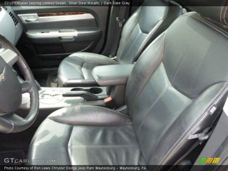 Silver Steel Metallic / Dark Slate Gray 2010 Chrysler Sebring Limited Sedan
