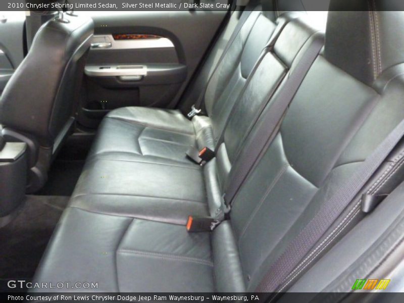 Silver Steel Metallic / Dark Slate Gray 2010 Chrysler Sebring Limited Sedan