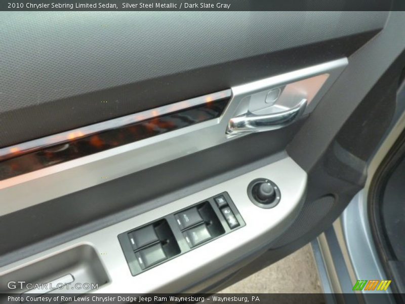 Silver Steel Metallic / Dark Slate Gray 2010 Chrysler Sebring Limited Sedan