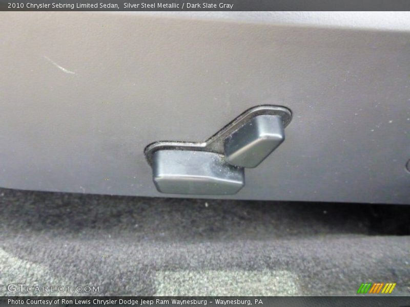 Silver Steel Metallic / Dark Slate Gray 2010 Chrysler Sebring Limited Sedan