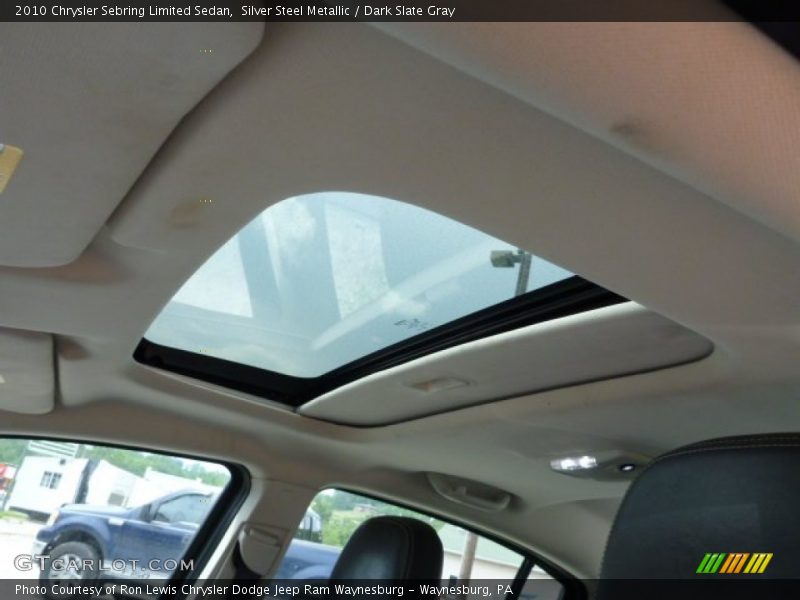 Silver Steel Metallic / Dark Slate Gray 2010 Chrysler Sebring Limited Sedan