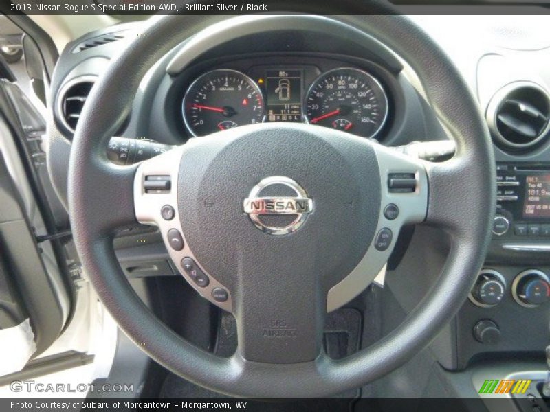 Brilliant Silver / Black 2013 Nissan Rogue S Special Edition AWD
