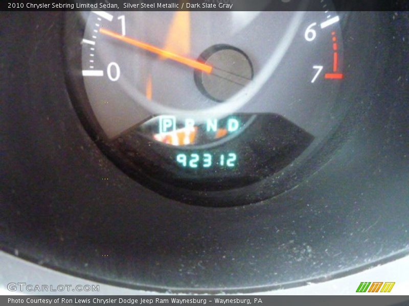 Silver Steel Metallic / Dark Slate Gray 2010 Chrysler Sebring Limited Sedan
