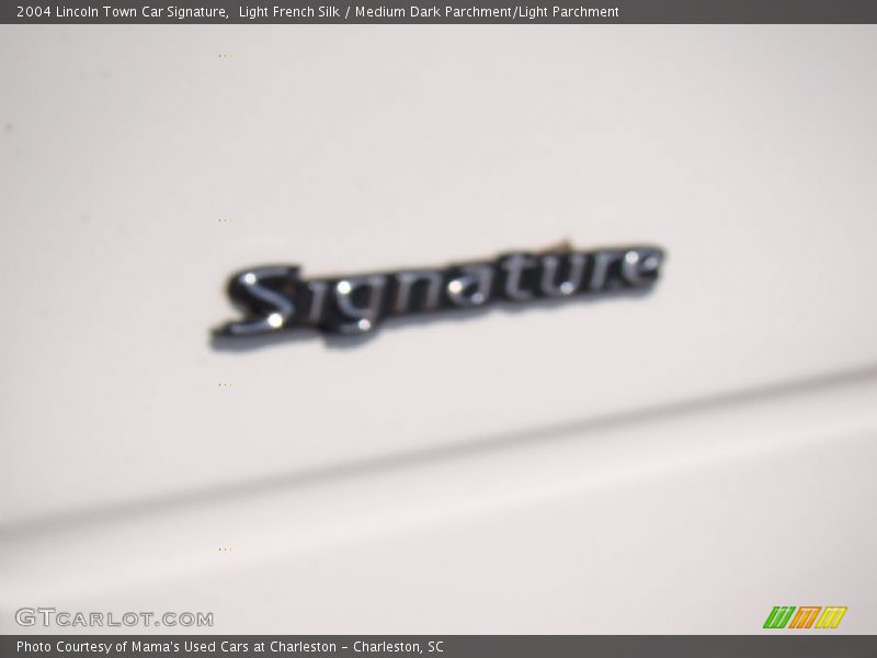 Light French Silk / Medium Dark Parchment/Light Parchment 2004 Lincoln Town Car Signature