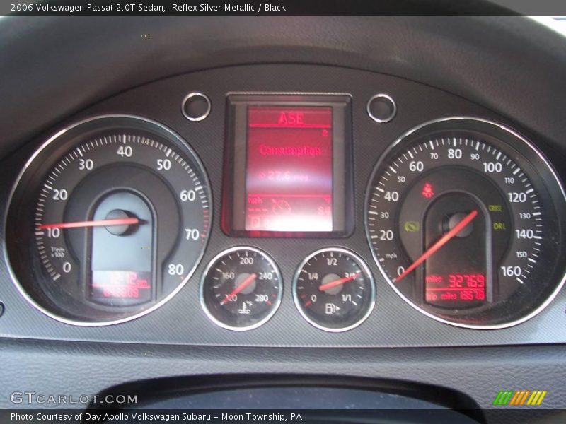 Reflex Silver Metallic / Black 2006 Volkswagen Passat 2.0T Sedan
