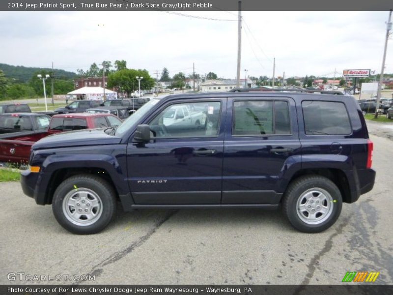 True Blue Pearl / Dark Slate Gray/Light Pebble 2014 Jeep Patriot Sport
