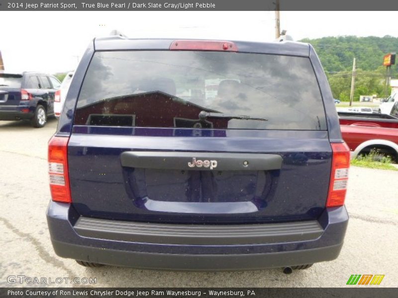 True Blue Pearl / Dark Slate Gray/Light Pebble 2014 Jeep Patriot Sport