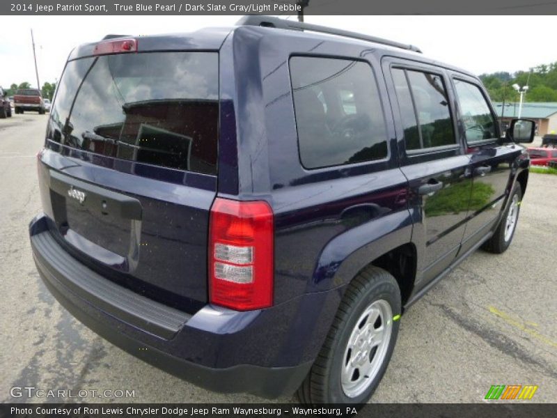 True Blue Pearl / Dark Slate Gray/Light Pebble 2014 Jeep Patriot Sport