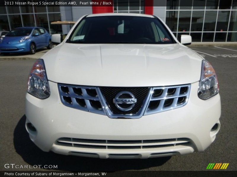 Pearl White / Black 2013 Nissan Rogue S Special Edition AWD