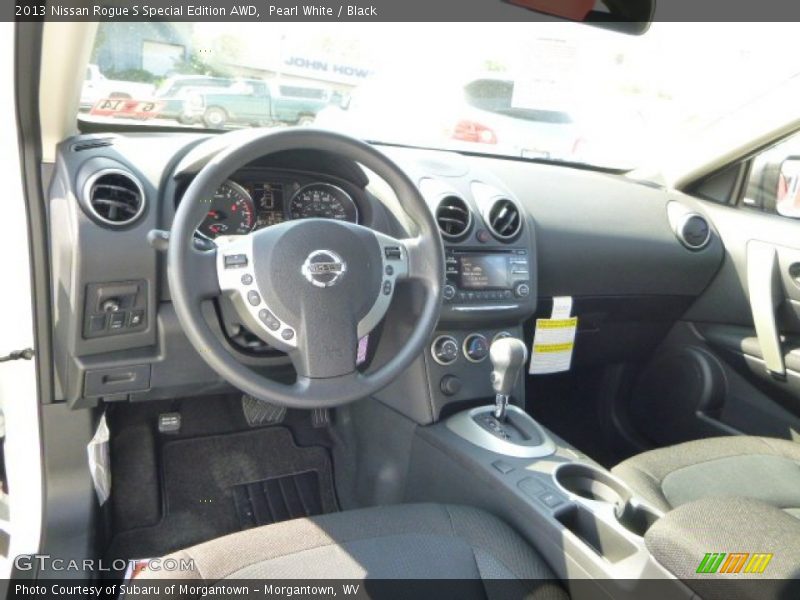 Pearl White / Black 2013 Nissan Rogue S Special Edition AWD