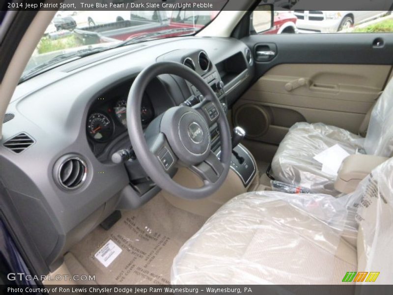 True Blue Pearl / Dark Slate Gray/Light Pebble 2014 Jeep Patriot Sport