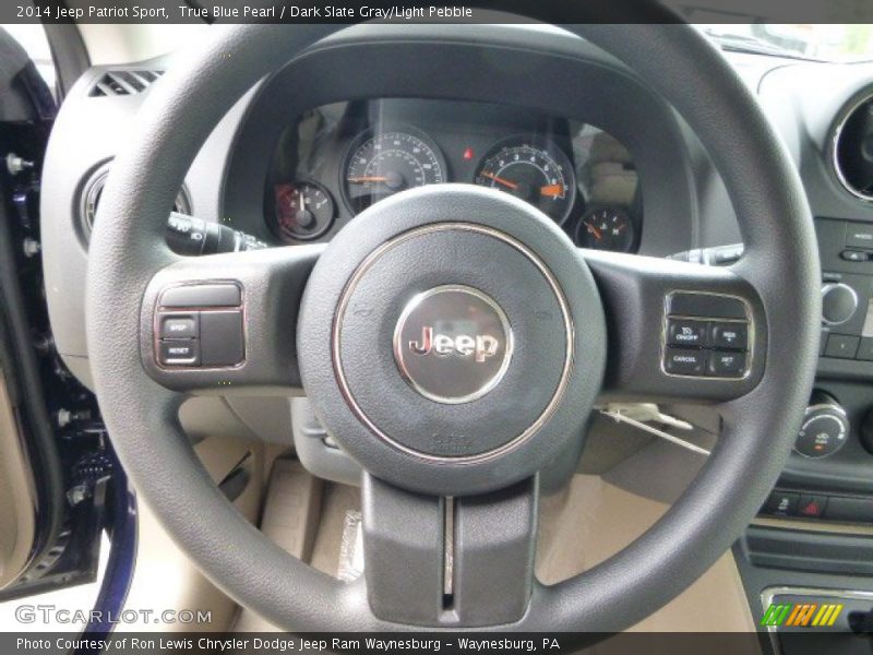 True Blue Pearl / Dark Slate Gray/Light Pebble 2014 Jeep Patriot Sport