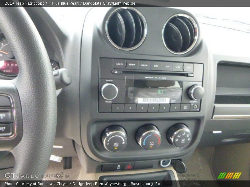 True Blue Pearl / Dark Slate Gray/Light Pebble 2014 Jeep Patriot Sport