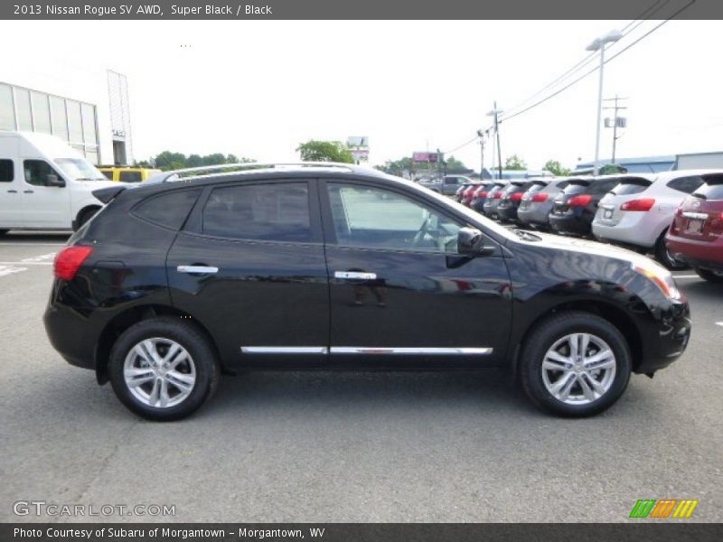 Super Black / Black 2013 Nissan Rogue SV AWD