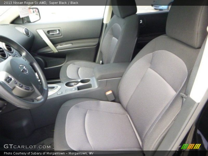 Super Black / Black 2013 Nissan Rogue SV AWD
