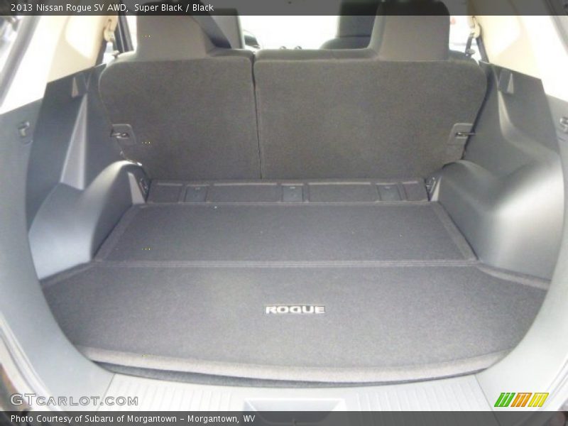 Super Black / Black 2013 Nissan Rogue SV AWD