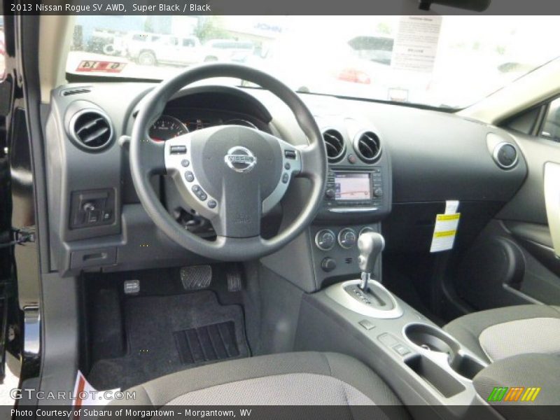 Super Black / Black 2013 Nissan Rogue SV AWD