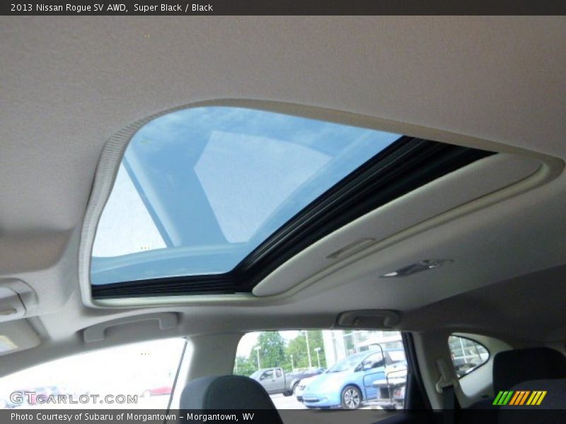 Super Black / Black 2013 Nissan Rogue SV AWD