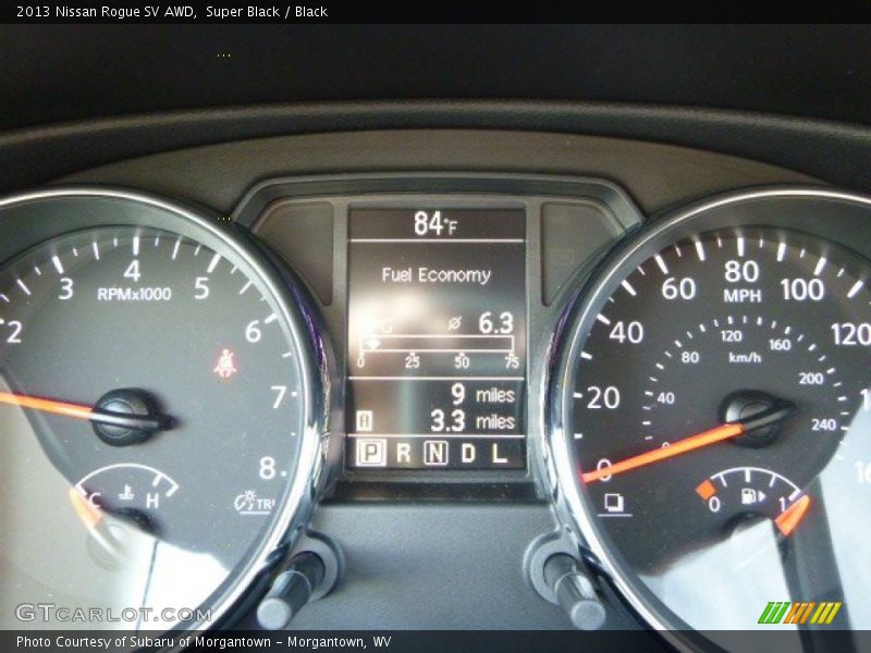 Super Black / Black 2013 Nissan Rogue SV AWD