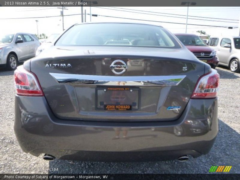 Java Metallic / Beige 2013 Nissan Altima 2.5 S