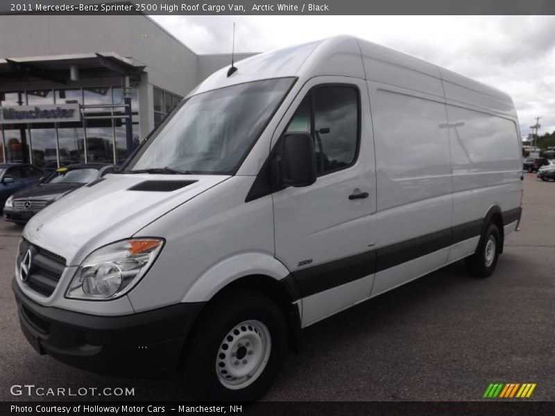 Arctic White / Black 2011 Mercedes-Benz Sprinter 2500 High Roof Cargo Van