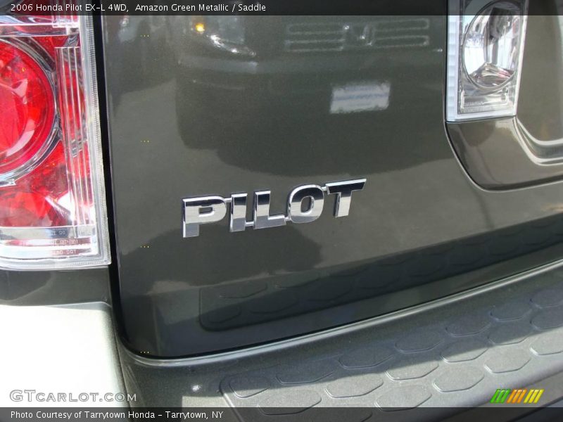 Amazon Green Metallic / Saddle 2006 Honda Pilot EX-L 4WD