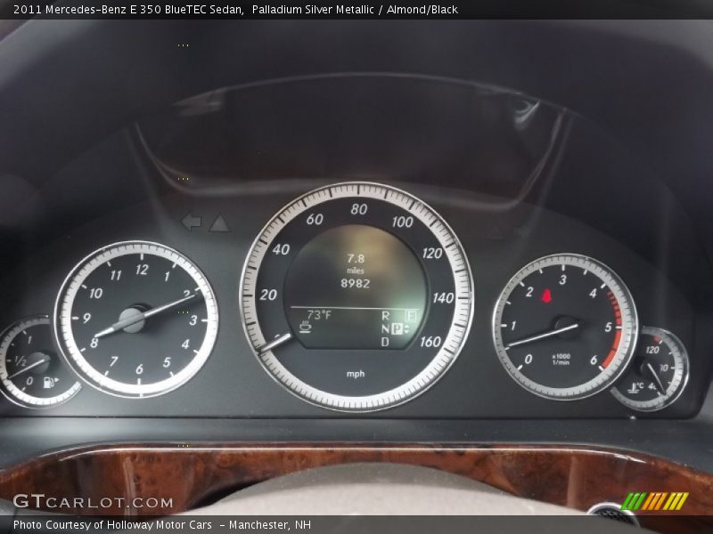 Palladium Silver Metallic / Almond/Black 2011 Mercedes-Benz E 350 BlueTEC Sedan