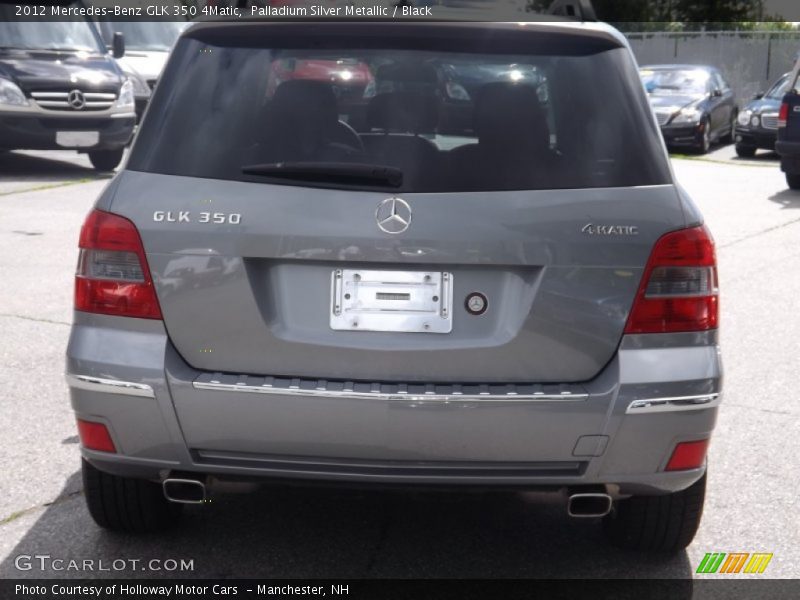 Palladium Silver Metallic / Black 2012 Mercedes-Benz GLK 350 4Matic
