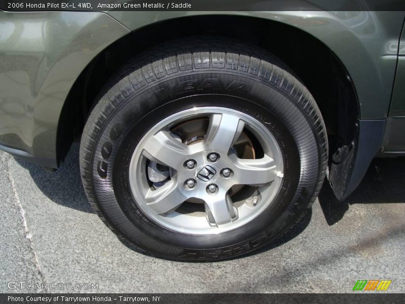 Amazon Green Metallic / Saddle 2006 Honda Pilot EX-L 4WD