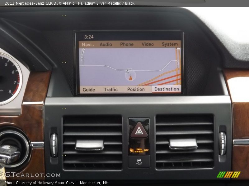 Palladium Silver Metallic / Black 2012 Mercedes-Benz GLK 350 4Matic