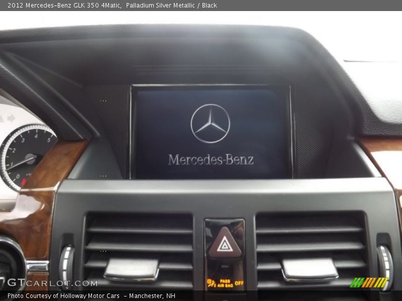 Palladium Silver Metallic / Black 2012 Mercedes-Benz GLK 350 4Matic