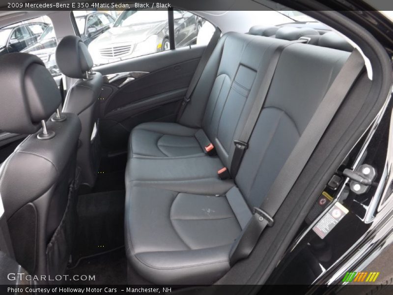Black / Black 2009 Mercedes-Benz E 350 4Matic Sedan