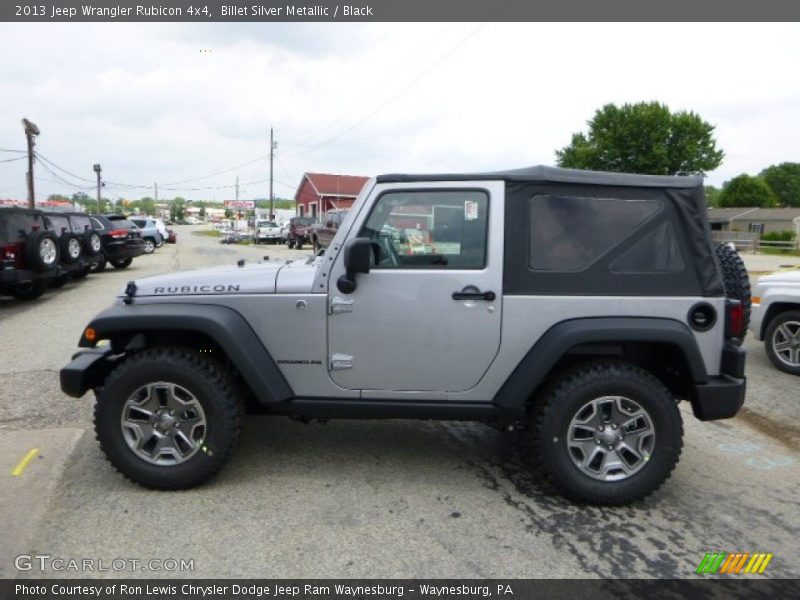 Billet Silver Metallic / Black 2013 Jeep Wrangler Rubicon 4x4