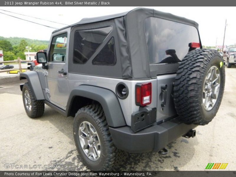 Billet Silver Metallic / Black 2013 Jeep Wrangler Rubicon 4x4