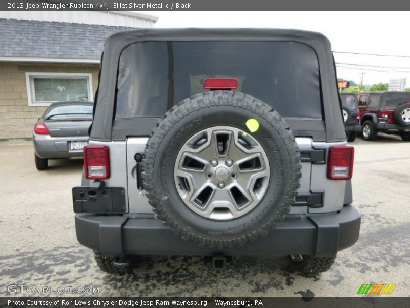 Billet Silver Metallic / Black 2013 Jeep Wrangler Rubicon 4x4