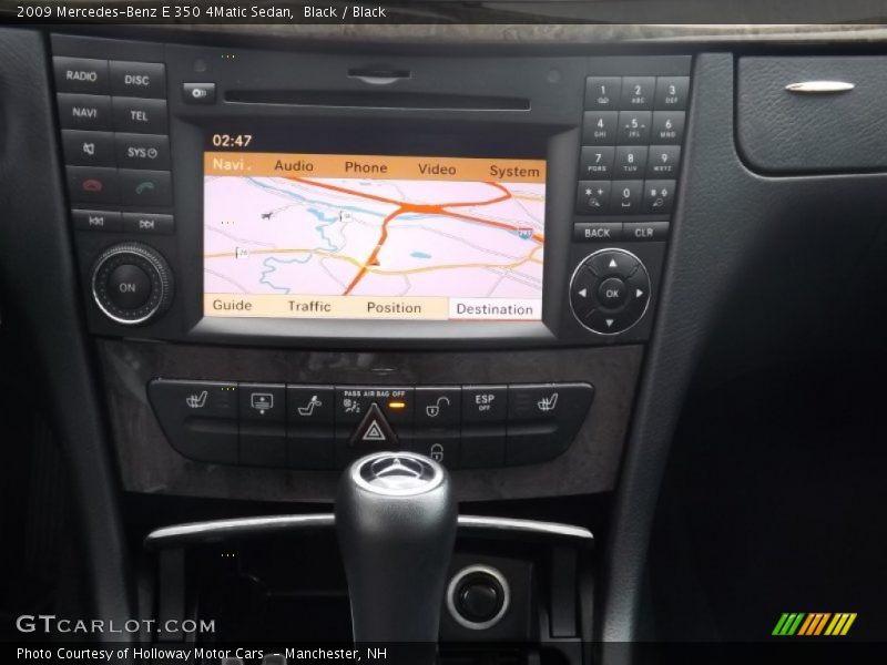 Black / Black 2009 Mercedes-Benz E 350 4Matic Sedan