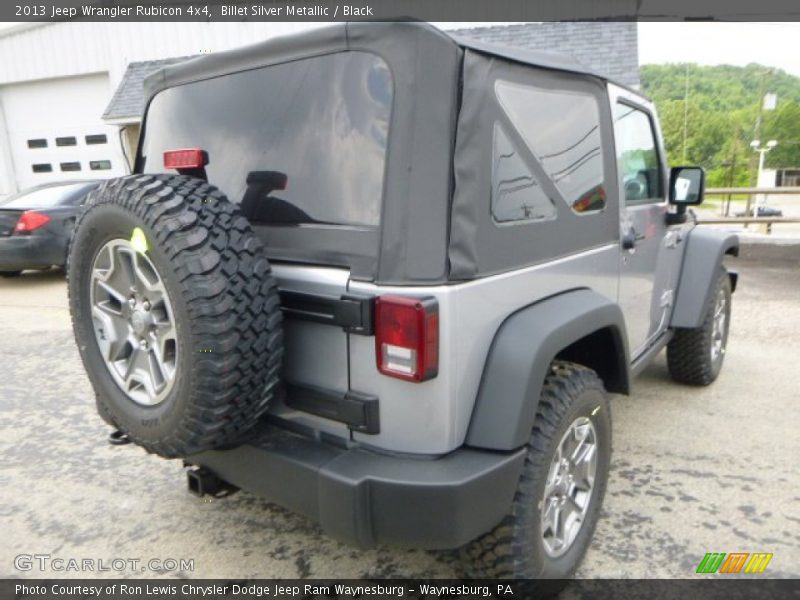 Billet Silver Metallic / Black 2013 Jeep Wrangler Rubicon 4x4