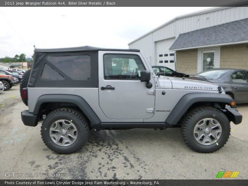 Billet Silver Metallic / Black 2013 Jeep Wrangler Rubicon 4x4