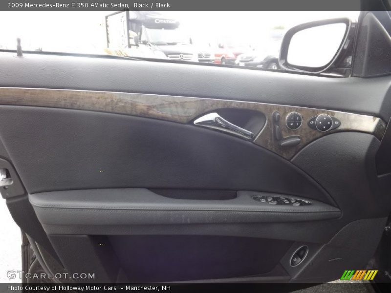 Black / Black 2009 Mercedes-Benz E 350 4Matic Sedan