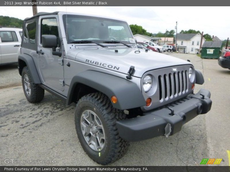 Billet Silver Metallic / Black 2013 Jeep Wrangler Rubicon 4x4