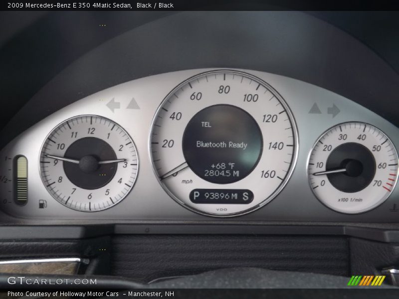 Black / Black 2009 Mercedes-Benz E 350 4Matic Sedan