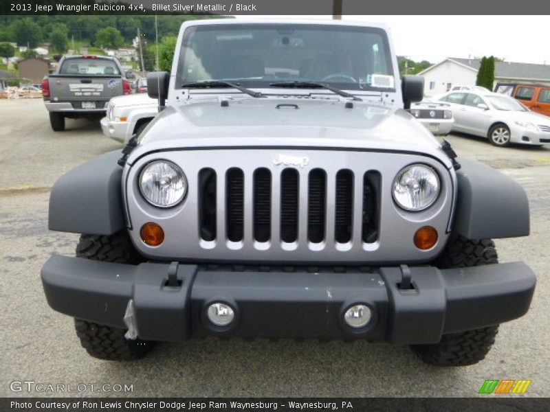 Billet Silver Metallic / Black 2013 Jeep Wrangler Rubicon 4x4