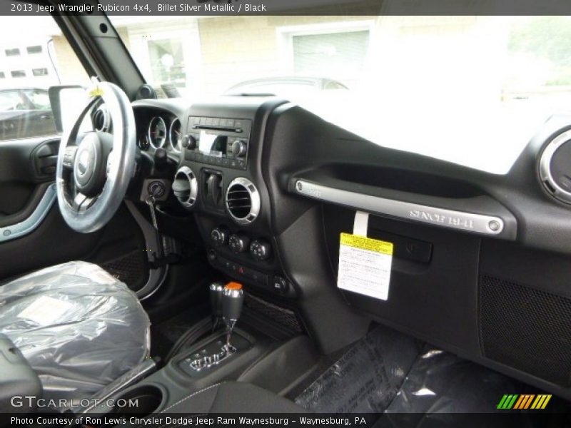 Billet Silver Metallic / Black 2013 Jeep Wrangler Rubicon 4x4
