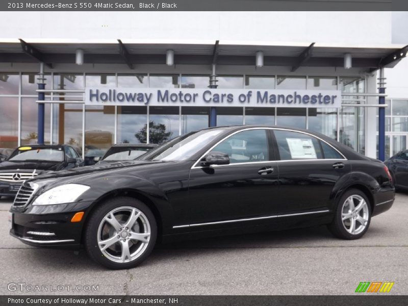 Black / Black 2013 Mercedes-Benz S 550 4Matic Sedan