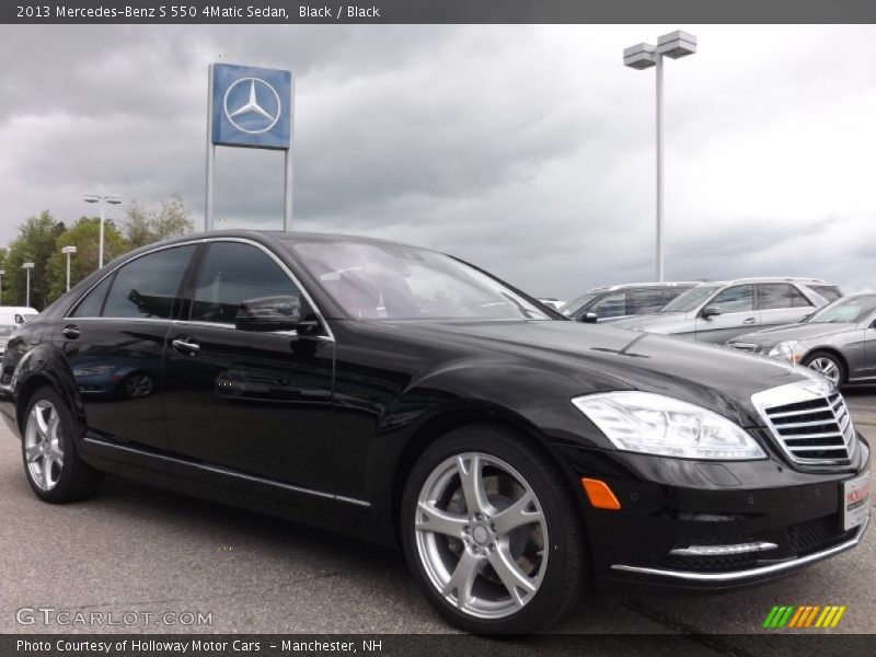Black / Black 2013 Mercedes-Benz S 550 4Matic Sedan