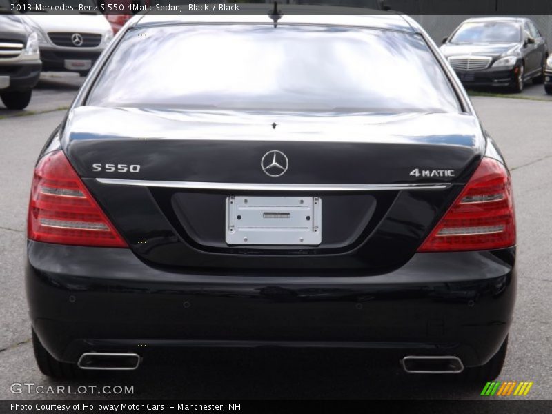 Black / Black 2013 Mercedes-Benz S 550 4Matic Sedan