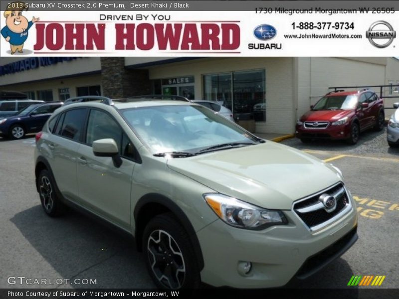 Desert Khaki / Black 2013 Subaru XV Crosstrek 2.0 Premium