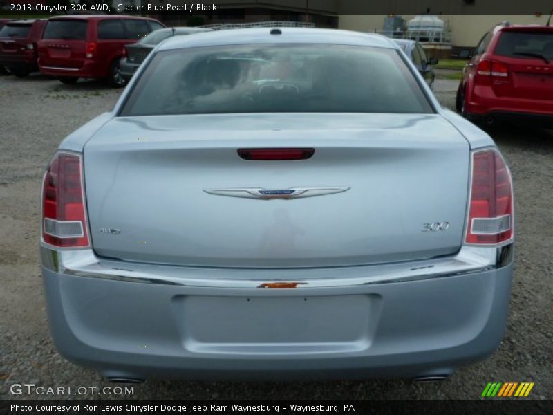 Glacier Blue Pearl / Black 2013 Chrysler 300 AWD